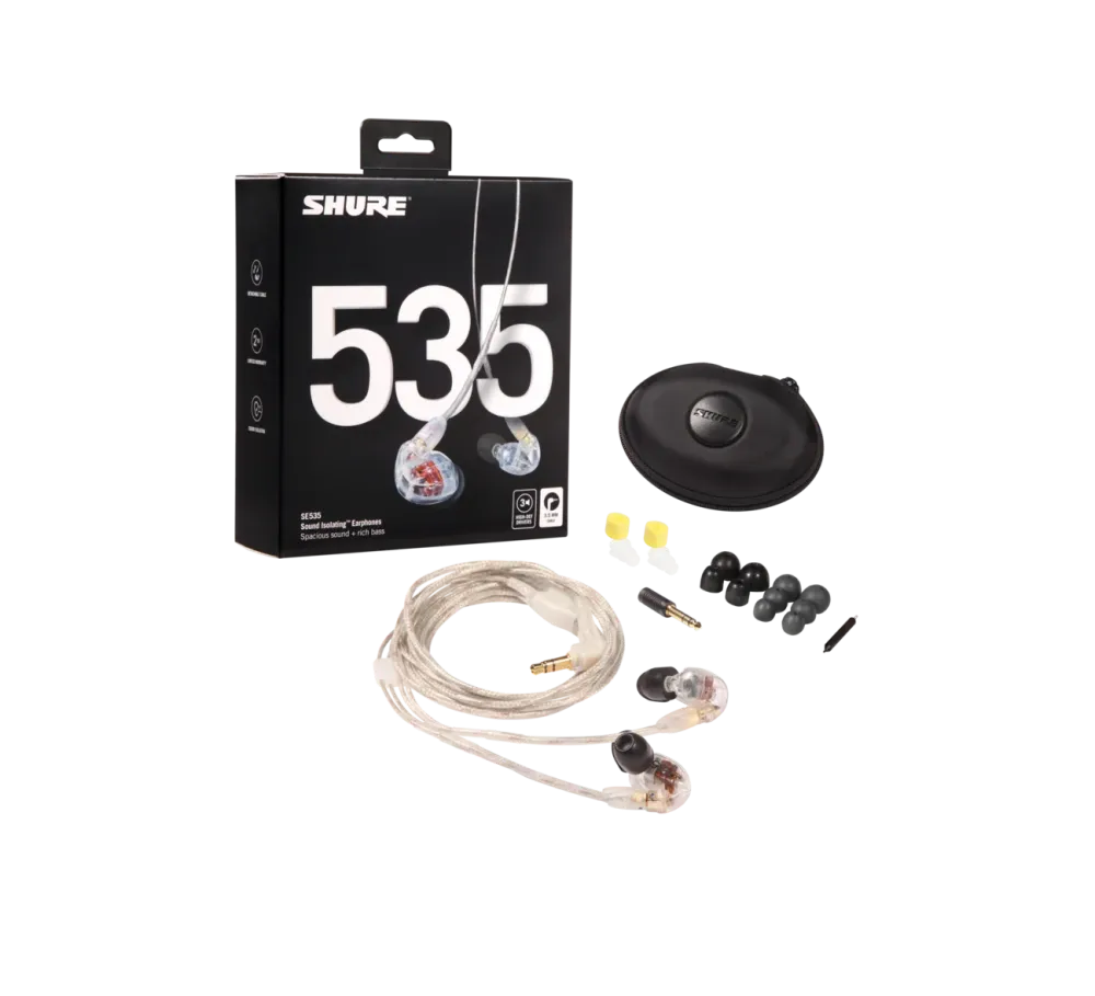 Shure SE535 - -Ear Kuulokkeet (Kirkas)