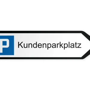 Asiakkaat Opaste - oikealle 40 x 10 cm