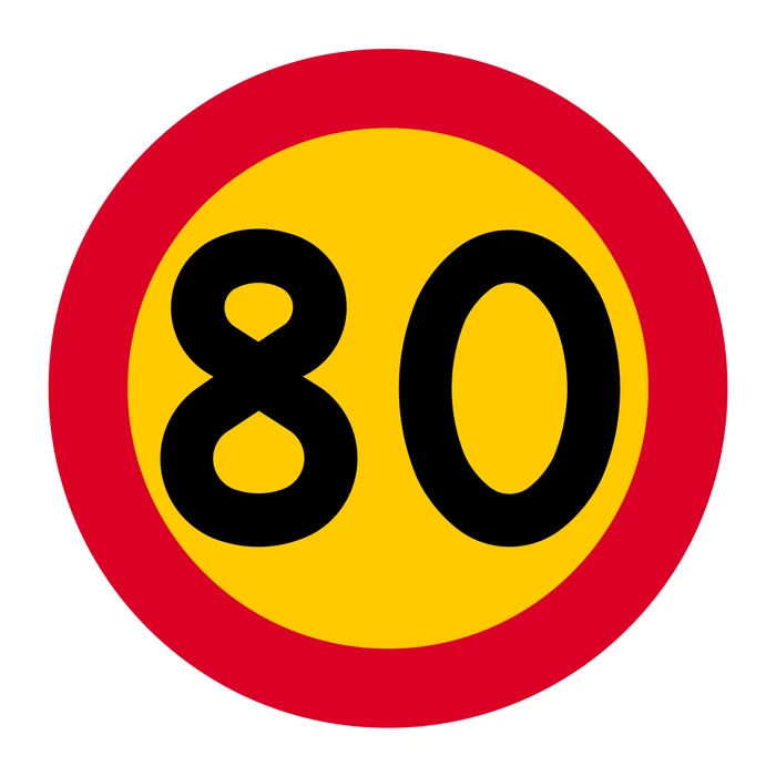 C31-8 Nopeusrajoitus (80km/h)