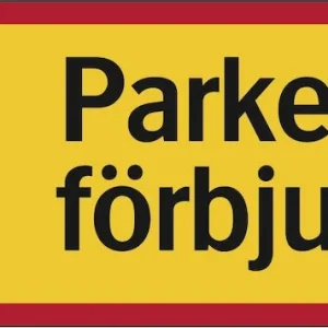 Kieltokyltti - Pysäköinti kielletty