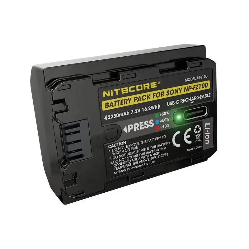 Nitecore UFZ100 -akku: Luotettavaa virtaa laitteillesi