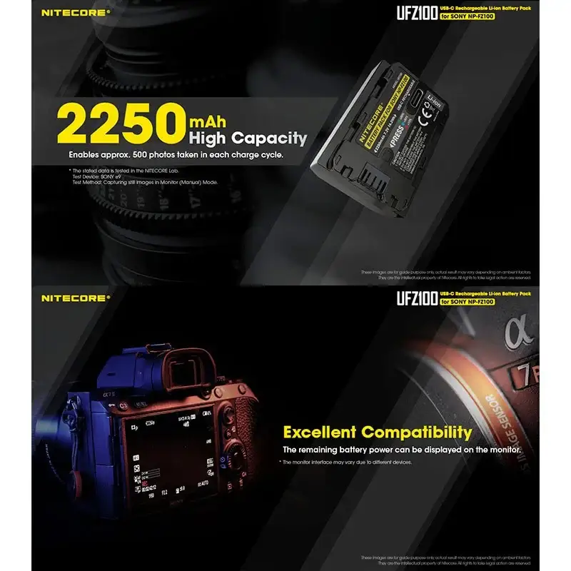 Nitecore UFZ100 -akku: Luotettavaa virtaa laitteillesi