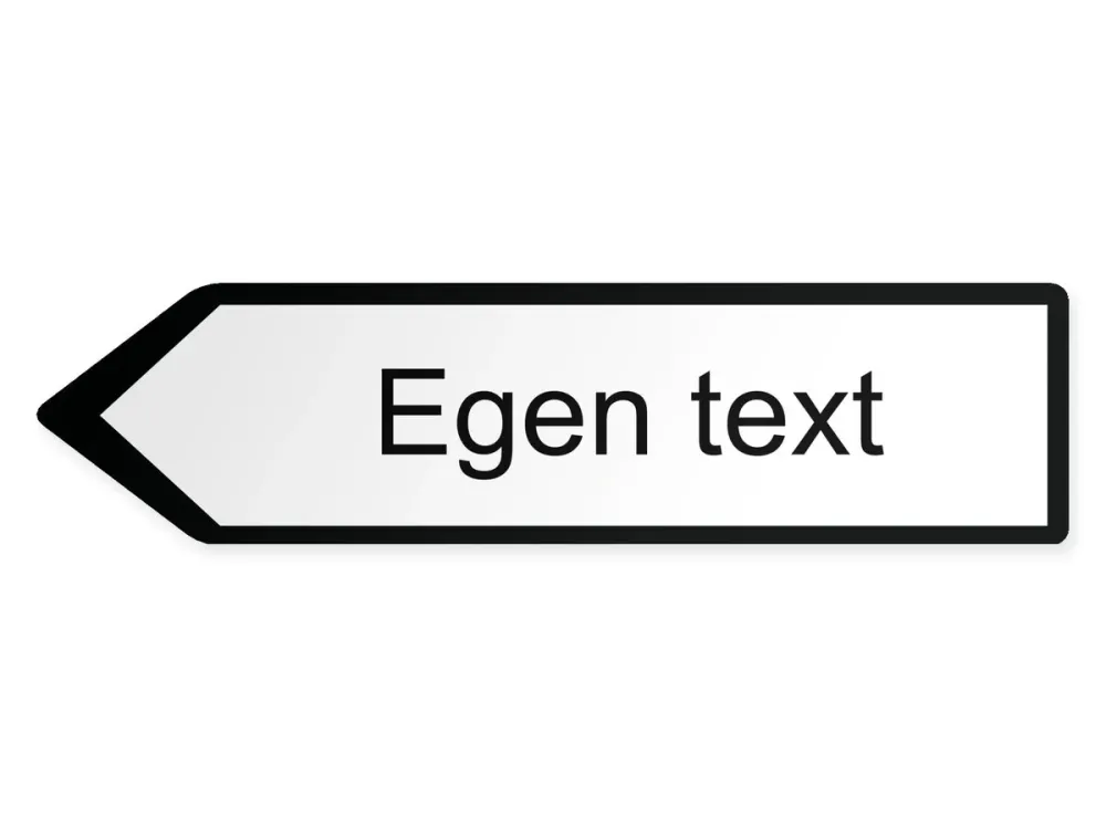 Oma teksti Opaste – vasemmalle, 40 x 10 cm