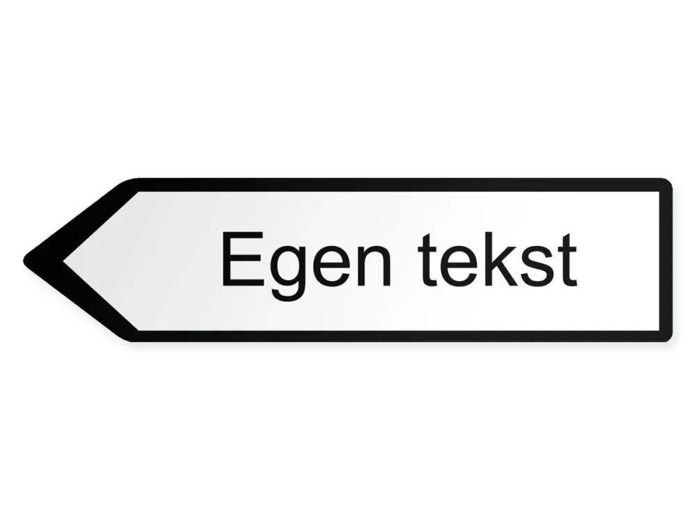 Oma teksti Opaste – vasemmalle, 40 x 10 cm