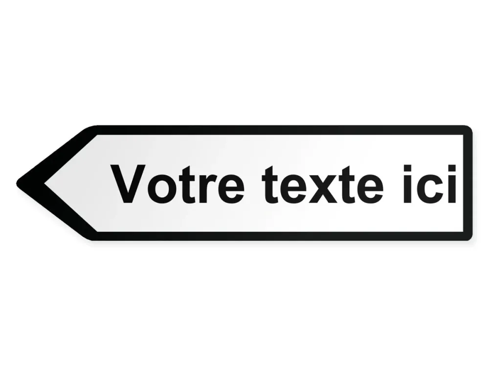 Oma teksti Opaste – vasemmalle, 60 x 15 cm