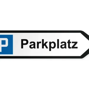 Pysäköintialue Opaste – oikealle, 60 x 15 cm