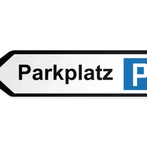 Pysäköintialue Opaste – vasemmalle, 40 x 10 cm