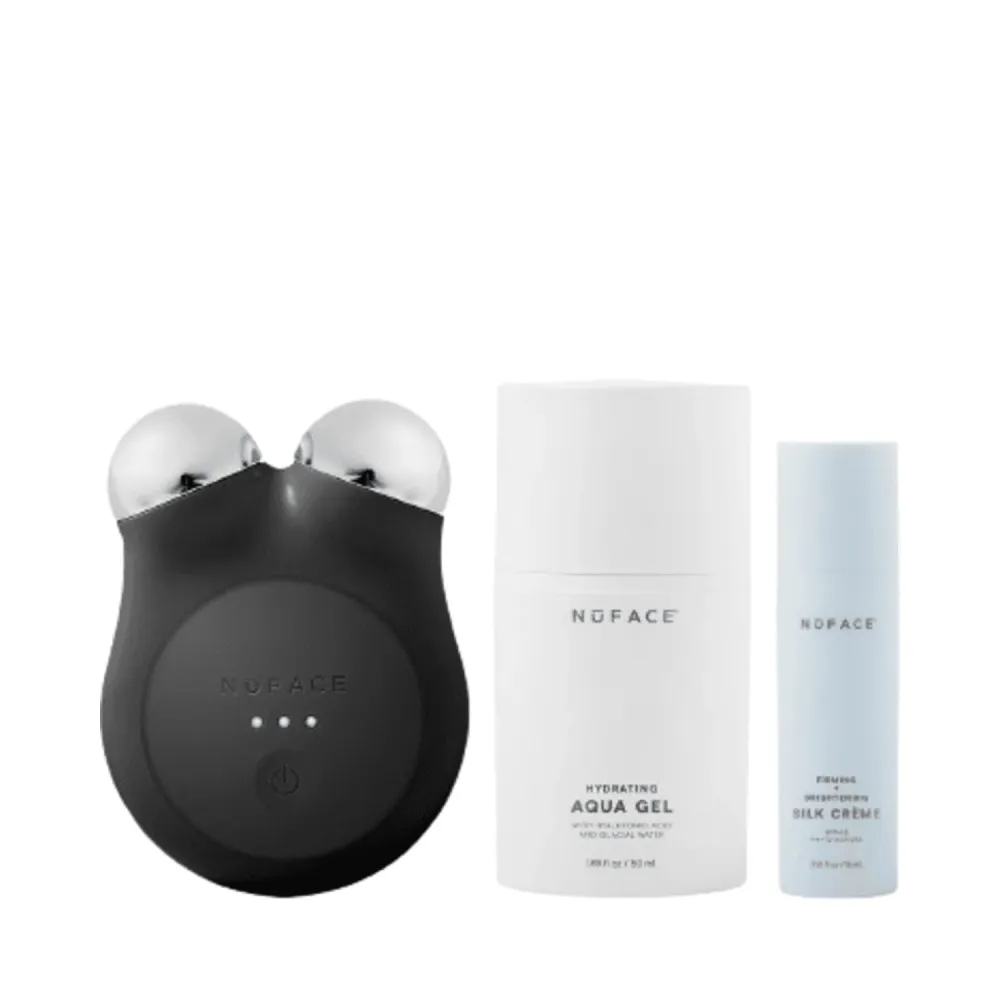 NuFace MINI+ Starter Kit - Midnight Black