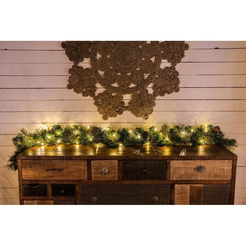 LED Drop Light Chain 100 Amber -väriset diodit