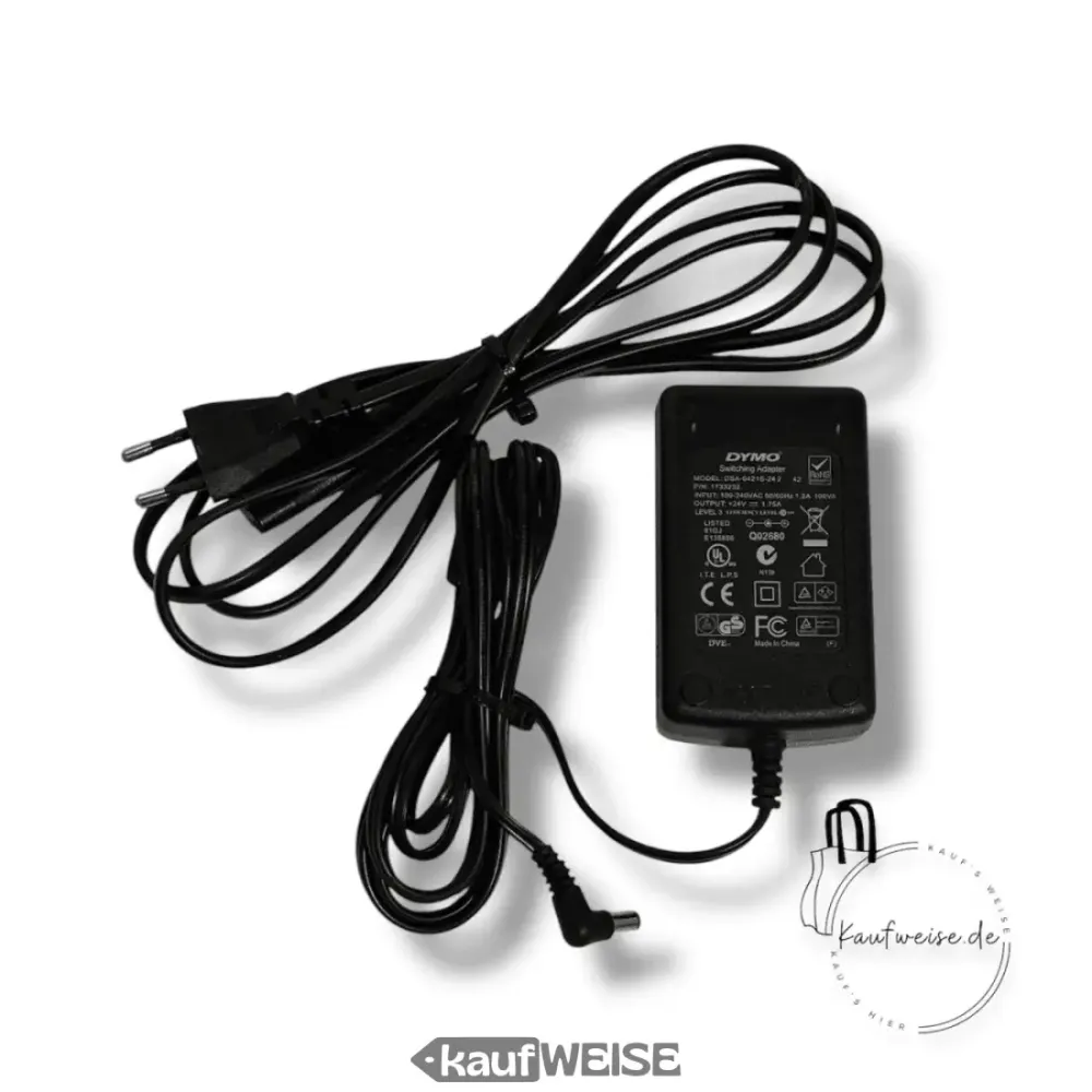 Alkuperäinen Dymo virtalähde 24V – LabelWriter 450/4XL & vaa'oille | DSA-0421S-24