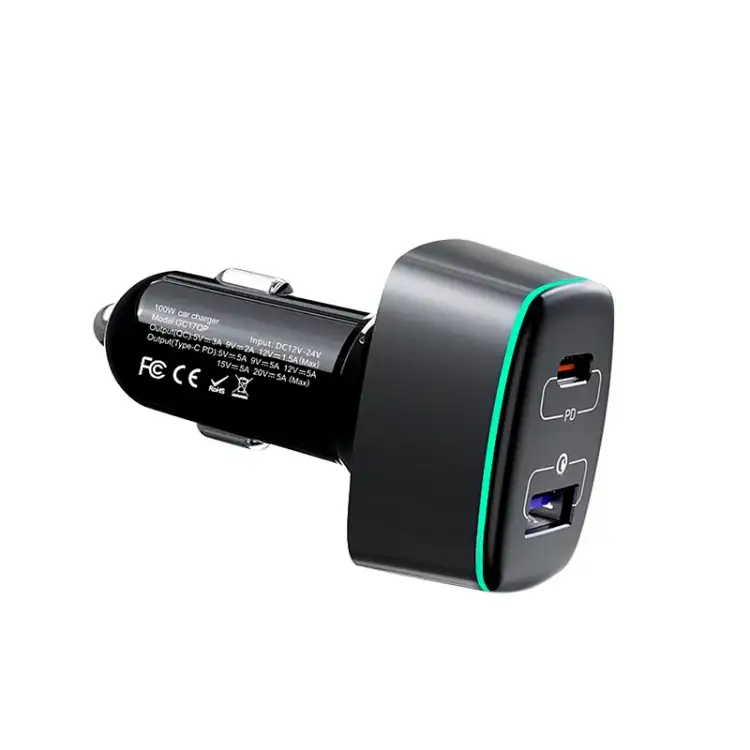 DJI Mavic 3/Mini 2 RCSTQ - Autolaturi 100W DJI Mavic 3:lle ja Minille
