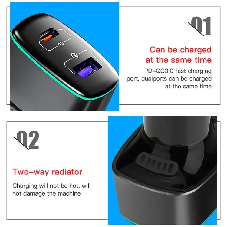 DJI Mavic 3/Mini 2 RCSTQ - Autolaturi 100W DJI Mavic 3:lle ja Minille