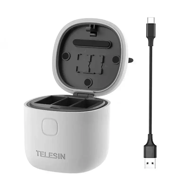 Telesin-akkulaturi action-kameroiden akuille