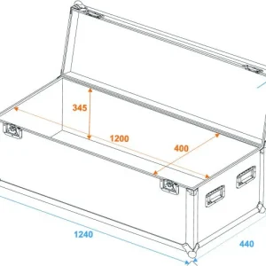 Eurolite Lentokotelo Pro (120 x 40 x 40cm)