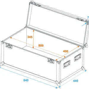 Eurolite Lentokotelo Pro (80 x 40 x 40cm)