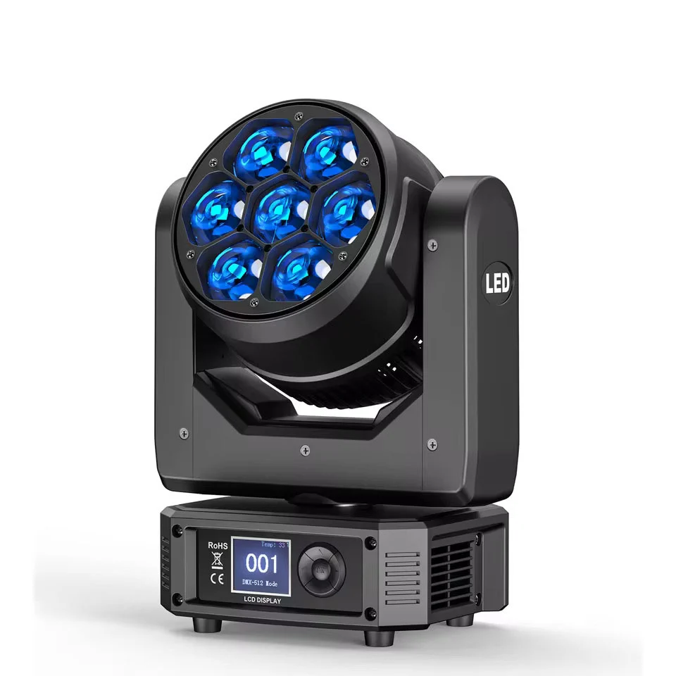 300W Moving Head LED-juhlavalo mehiläissilmäefektillä, DMX-ohjauksella, ääniaktivoitu DJ:ille, baareihin, jouluun ja häihin