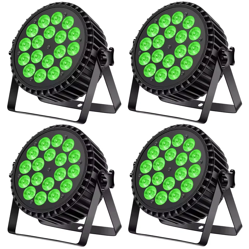 4 kpl LED-juhlavalo, 200W 4--1 RGBW DMX-lavatasovalo, tehostevalo DJ:lle, diskoon, juhliin, lomalle, baariin, häihin ja sh...