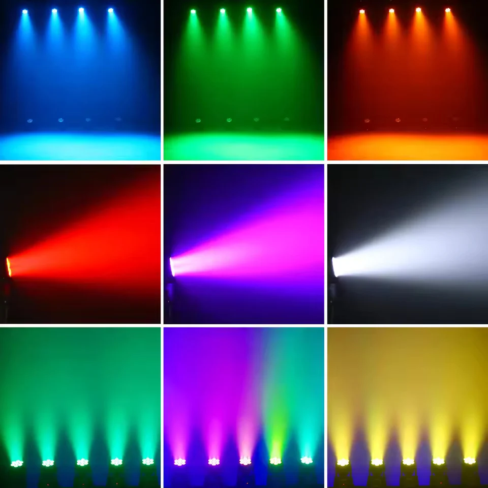 2 kpl/setti 105 W liikkuvat säde-efektivalot, 7×15 W RGBW LED -lavavalot DMX512:lla, kohdevalot DJ:lle, diskoon, KTV:hen,...