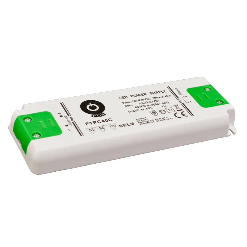 1050mA 19-38VDC 40W vakiovirtateholähde