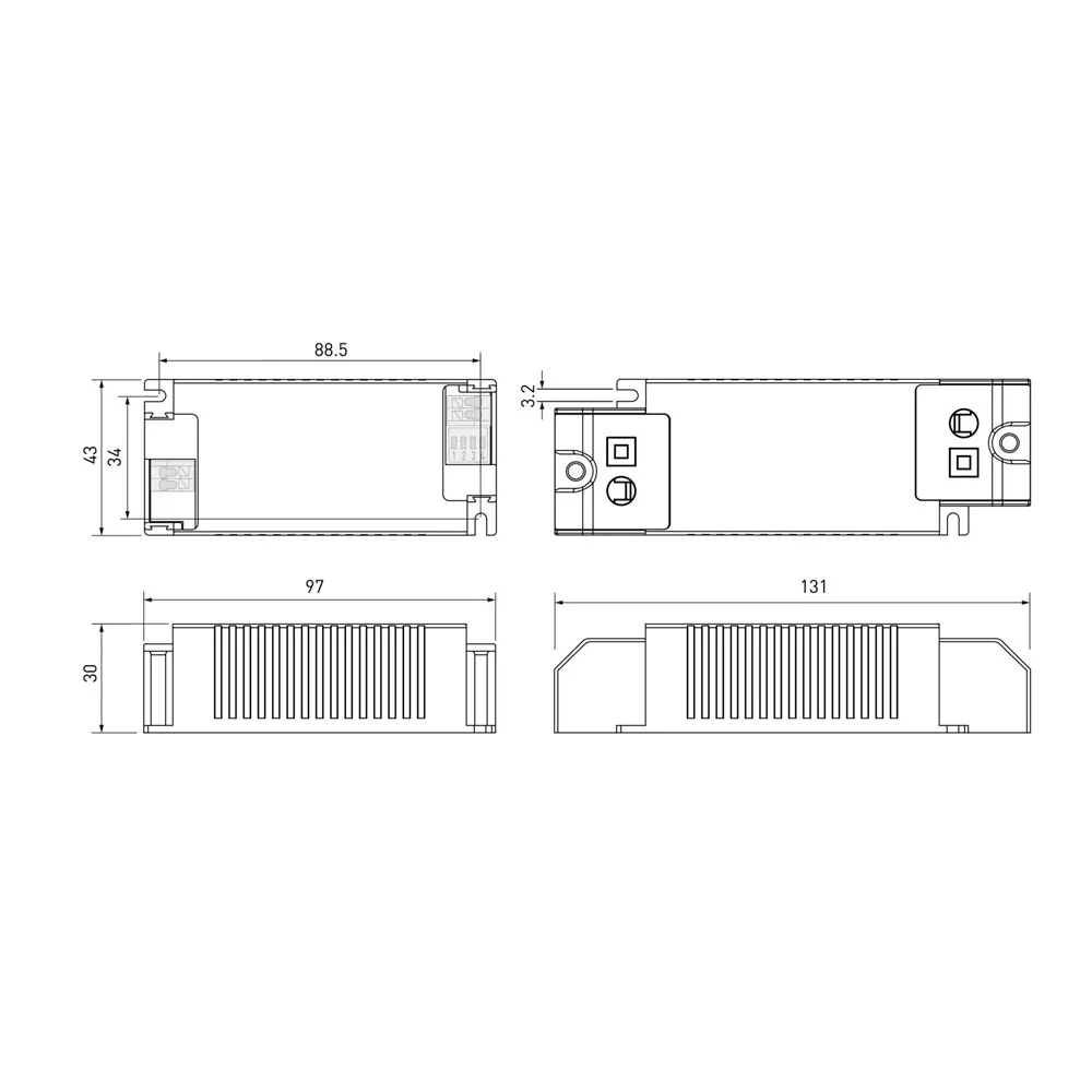 20W 150-500mA 10-42V vakiovirtateholähde, HELVAR LC20MINI-CC-150-500