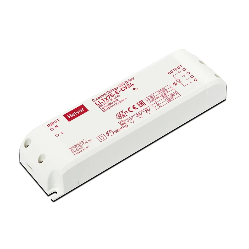 75W 24V LED-muuntaja HELVAR vakiojännite IP20