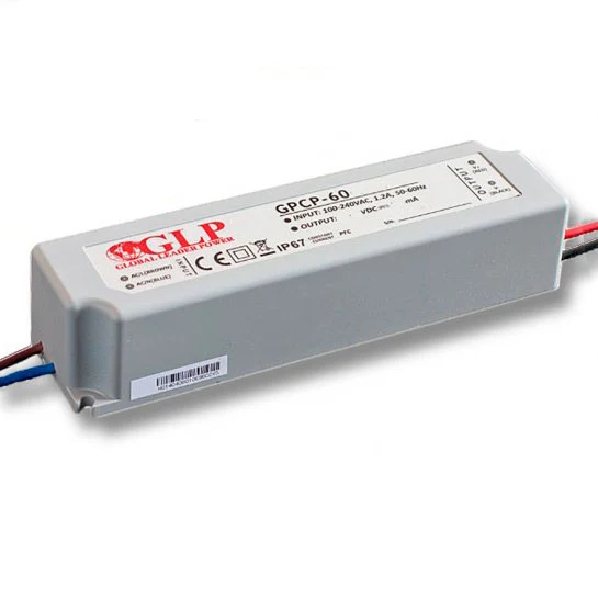 LED-virtalähde 1400mA 20-42 VDC 58,8W, GPCP-60-1400