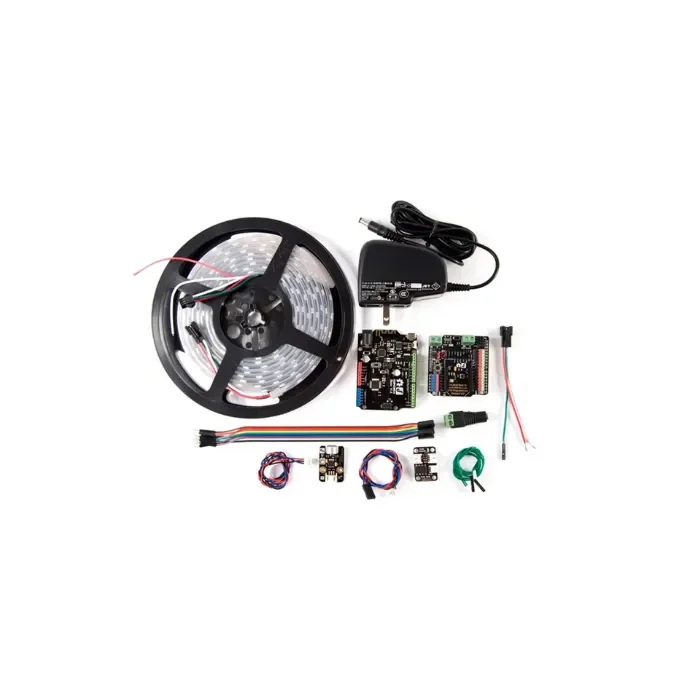 DFRobot Värikäs RGB LED-nauhasarja FIT0862 — WS2812B Ohjattava LED-aloituspakkaus