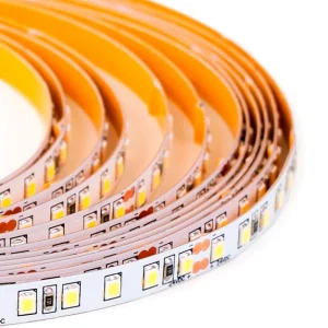 5m pituinen 12W/m 24V LED-valonauha, CRI>90 120led/m 1350lm/m IP20
