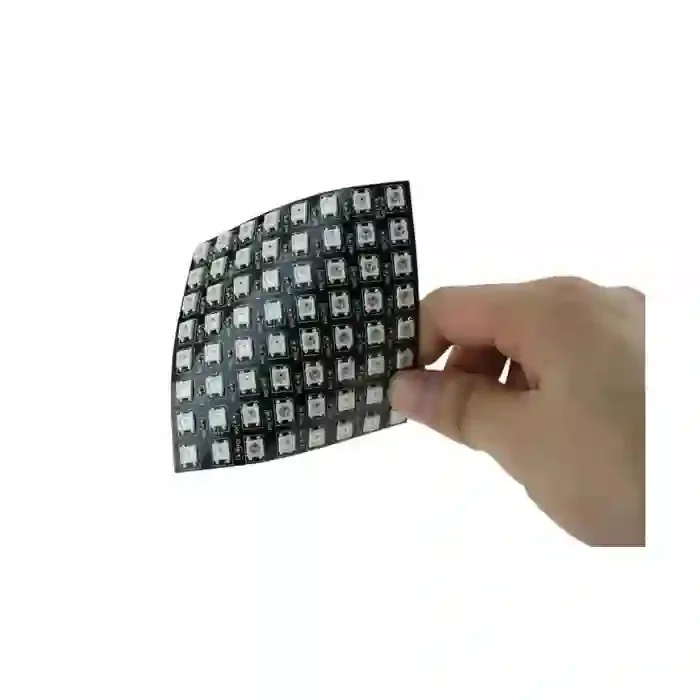 DFRobot Gravity: 8x8 RGB LED-matriisi - Joustava WS2812B LED-paneeli