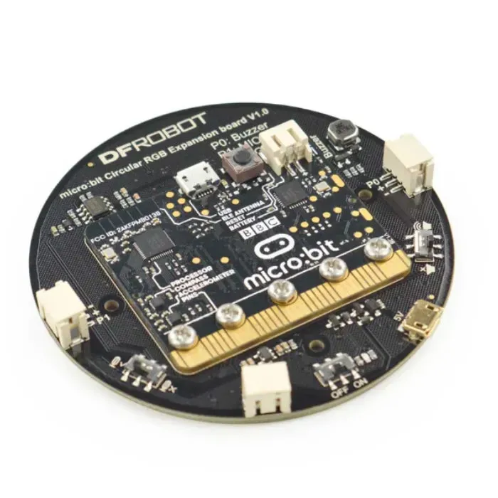 Microbit RGB LED -renkaan laajennuslevy WS2812B:llä & mikrofonilla DFRobot
