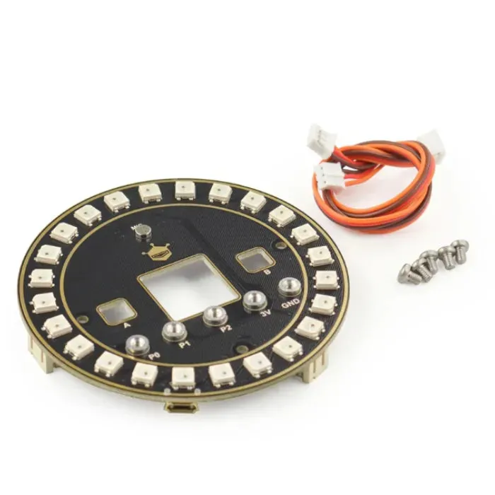 Microbit RGB LED -renkaan laajennuslevy WS2812B:llä & mikrofonilla DFRobot