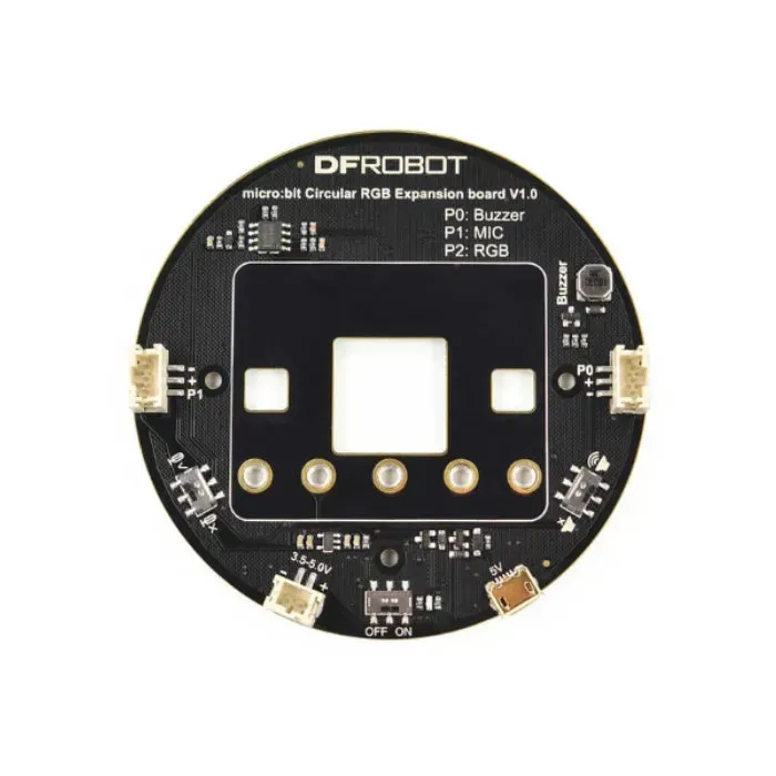 Microbit RGB LED -renkaan laajennuslevy WS2812B:llä & mikrofonilla DFRobot