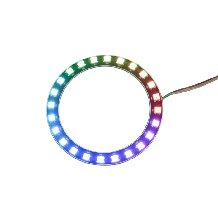 WS2812-24 Osoitettavissa oleva RGB LED -rengas Arduinoon DFRobot