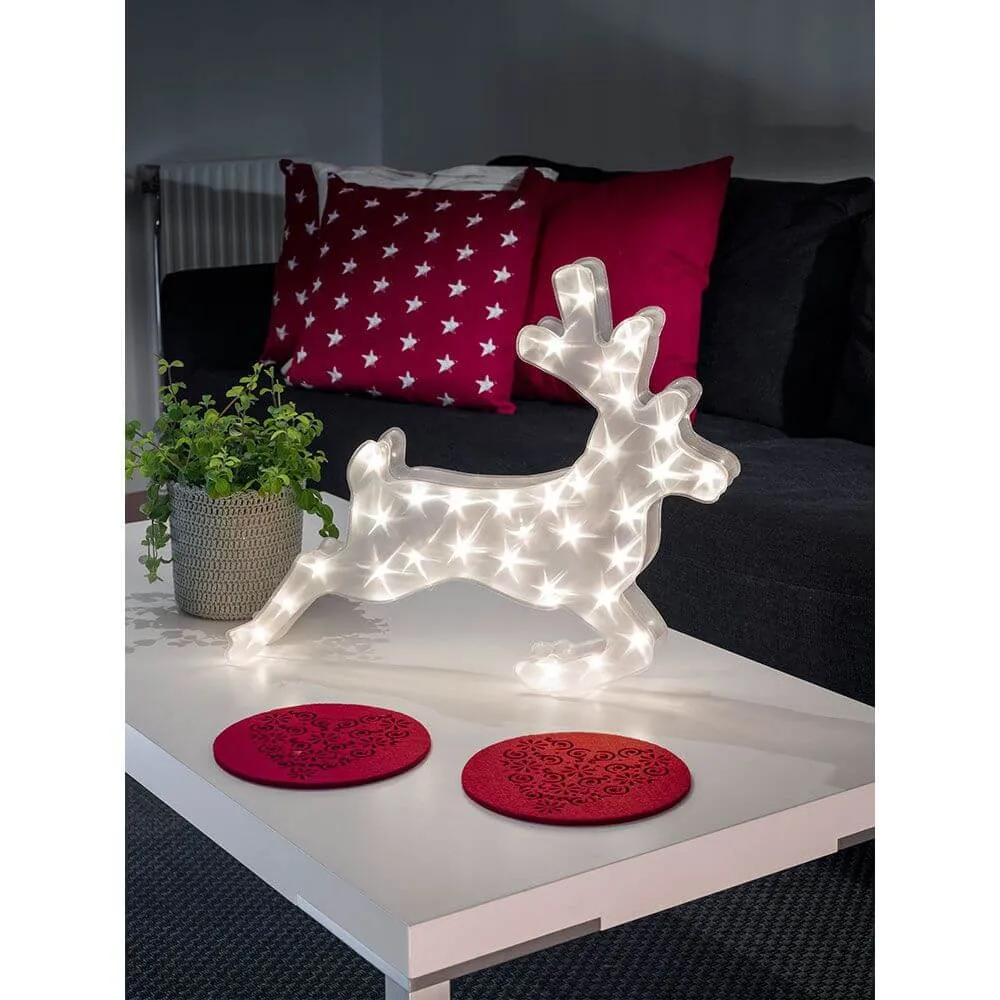 LED muovinen poro tähti-efektillä 32 lämpimän valkoista diodia