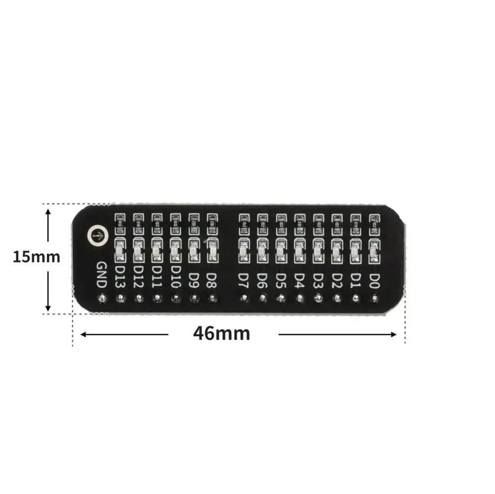 LED-juoksuvalo digitaalinen porttimoduuli