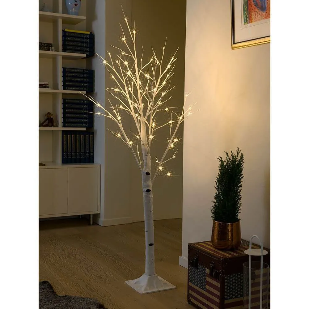 LED-koivu keskivalkoinen 72 lämpimän valkoista diodia