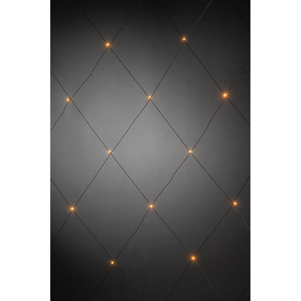 LED-valoverkko 32 meripihkanväristä diodia IP44