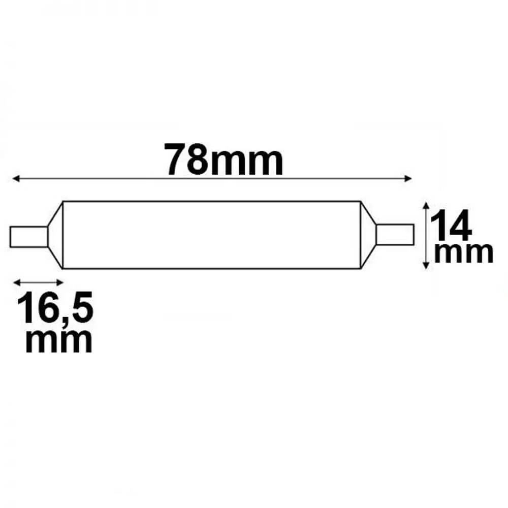 R7S LED Stab 78 mm neutraalit 4000k 500Lm 6W