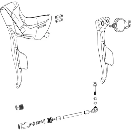 SRAM STEALTH--MAGIG -letkuliitäntäsarja RIVAL/FORCE/APEX ETAP AXS HRD:hen.