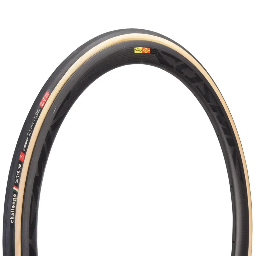 CHALLENGE CRITERIUM SC CORESPUN 700x25c Tubular Valkoinen