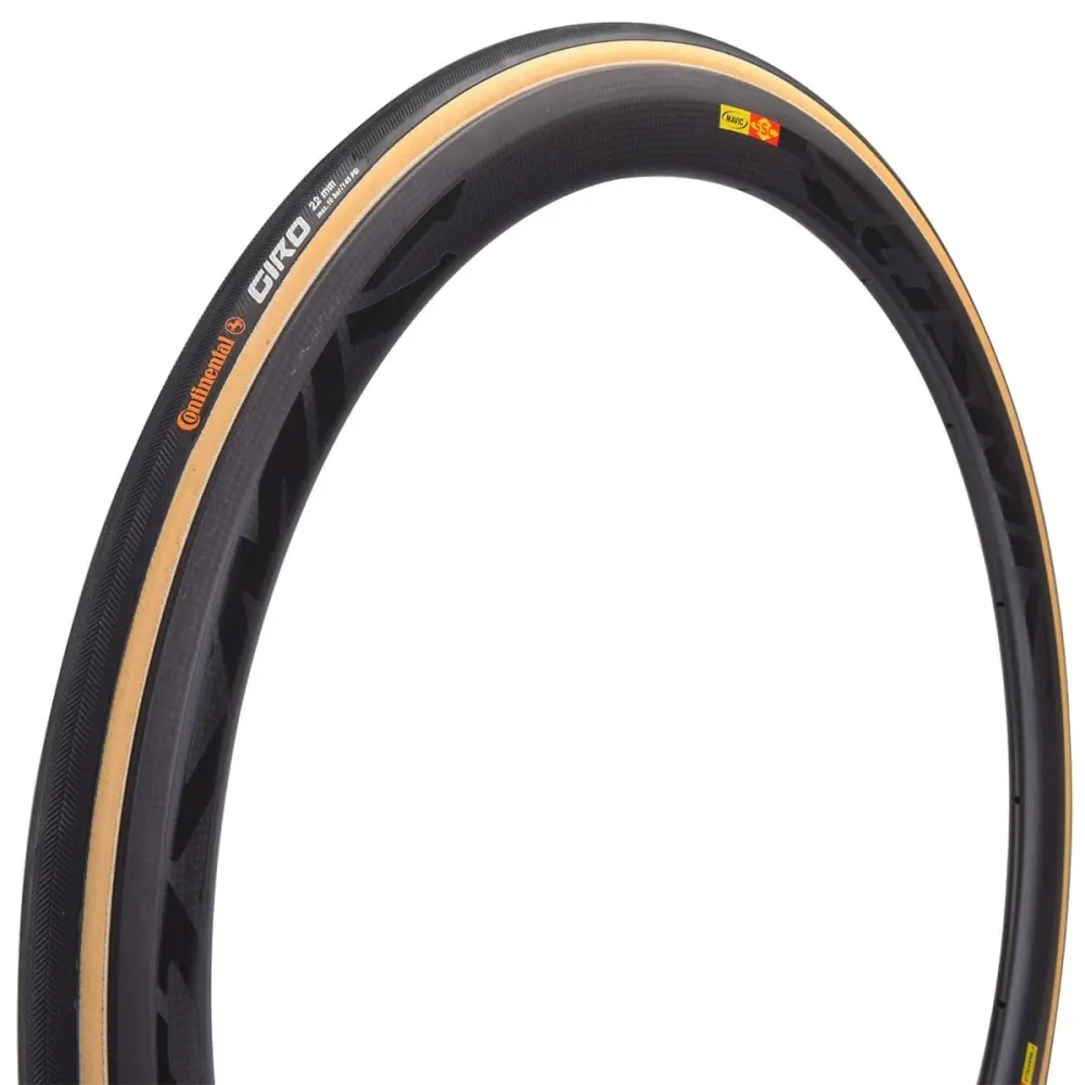 CONTINENTAL GIRO 700x22c Beige Tubular-pyörä