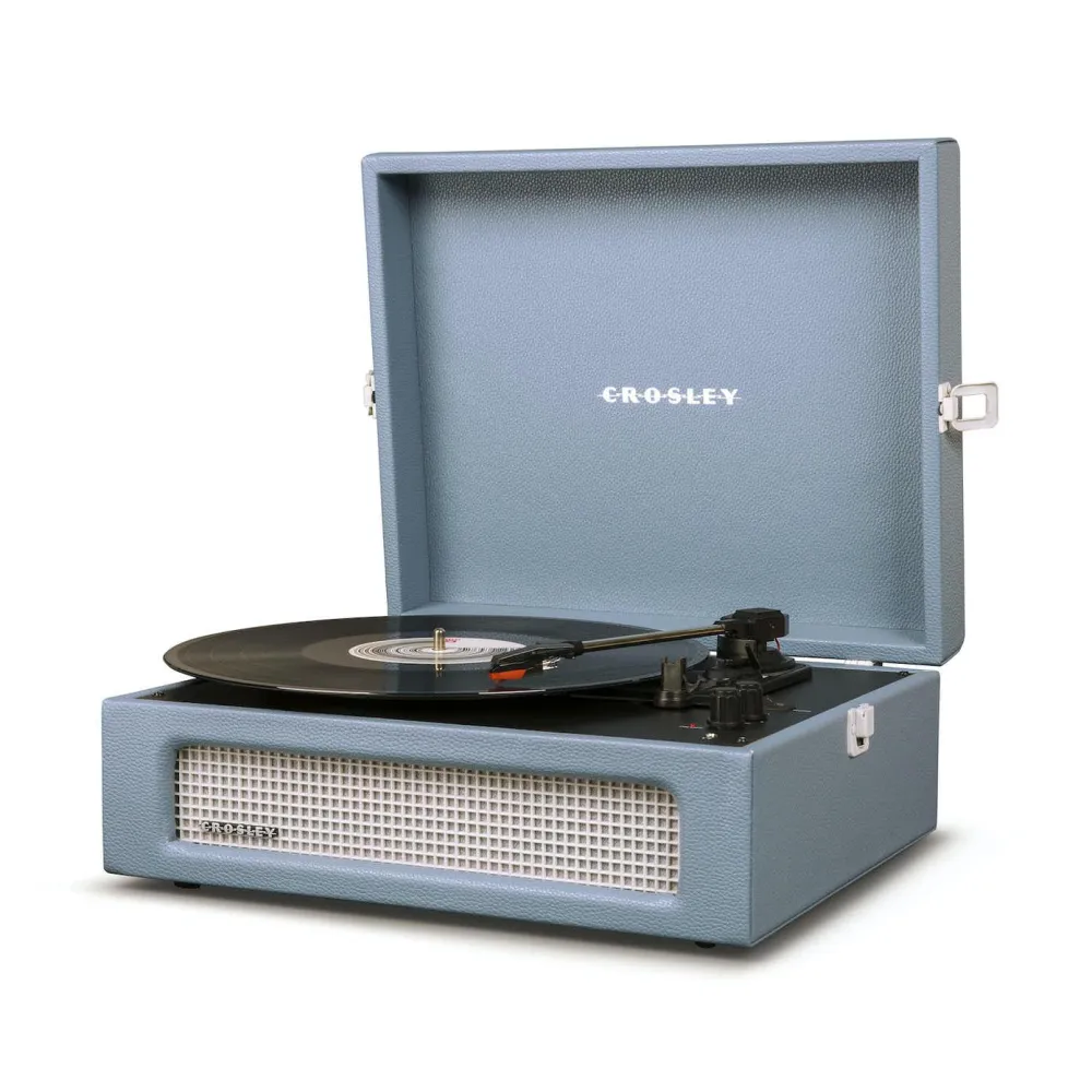 Crosley Voyager levysoitin kaksisuuntainen Bluetooth (pesty Blue)