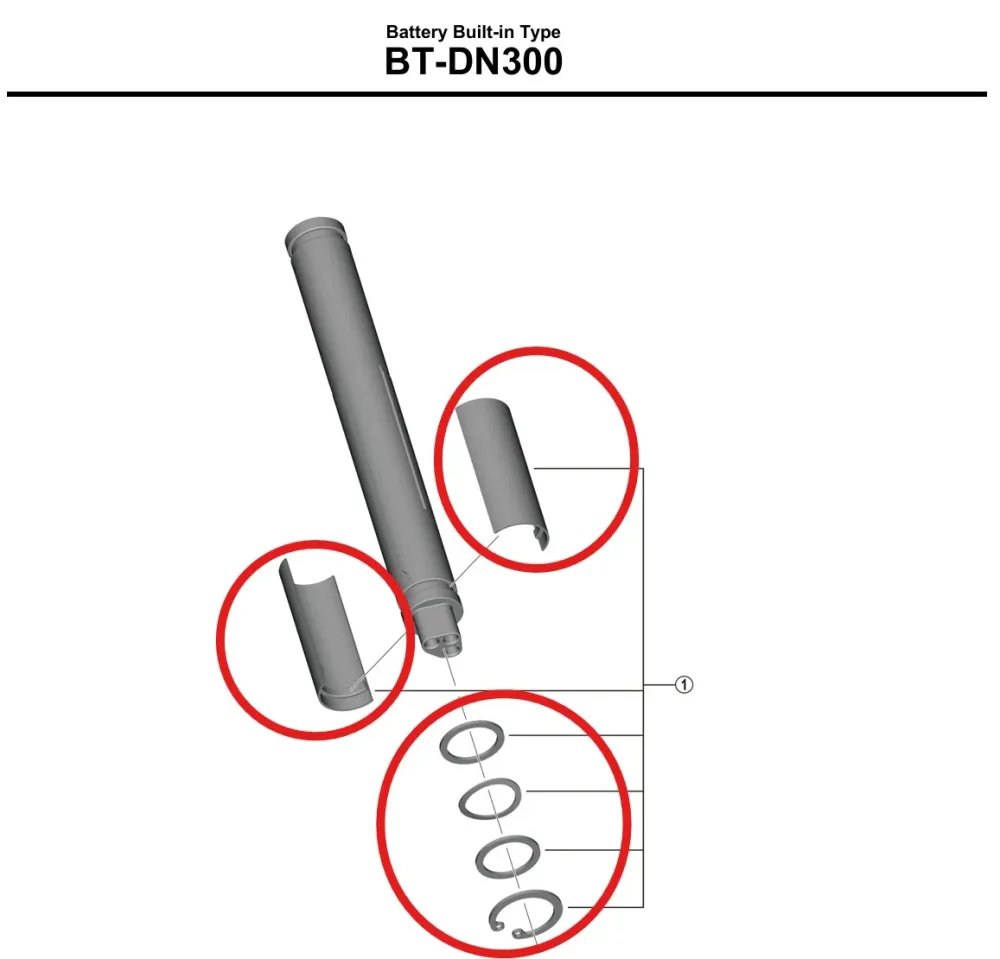SHIMANO BT-DN300 akkusovitin