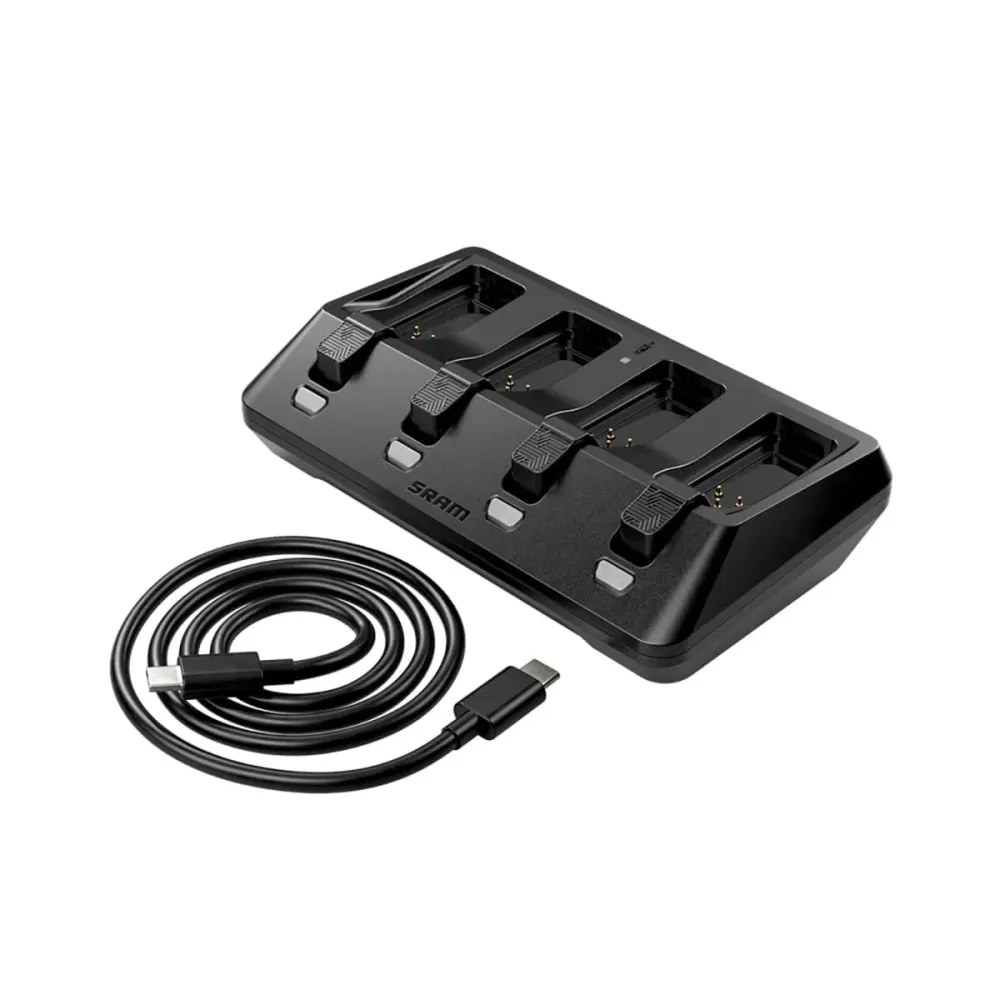 SRAM AXS 4-porttinen samanaikainen akkulaturi + USB-C-kaapeli