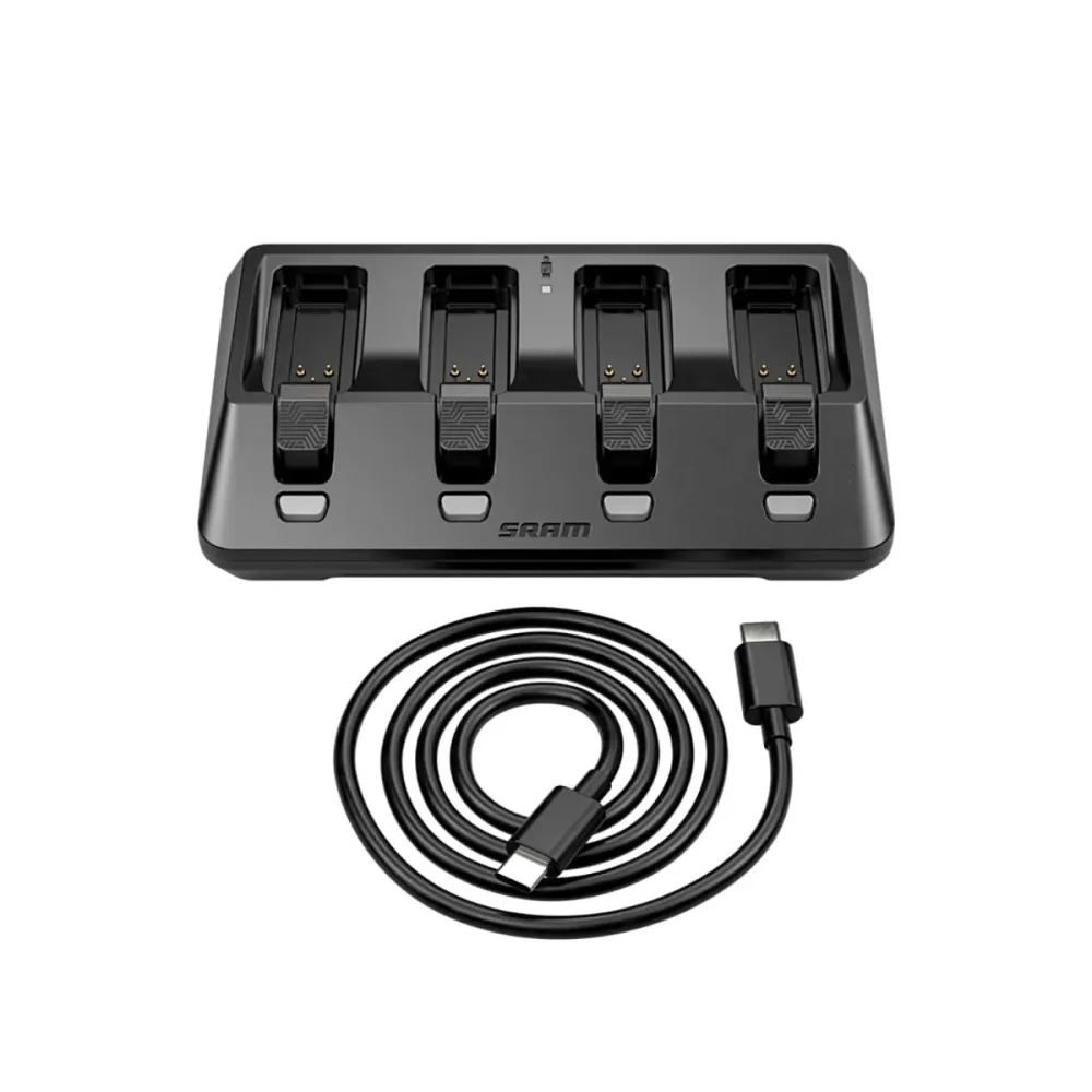 SRAM AXS 4-porttinen samanaikainen akkulaturi + USB-C-kaapeli
