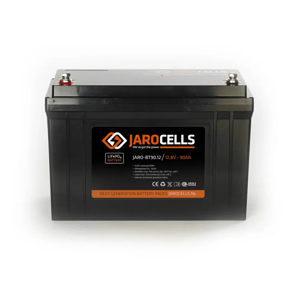 Jarocells Litiumakku 12V 90Ah BT LiFePO4