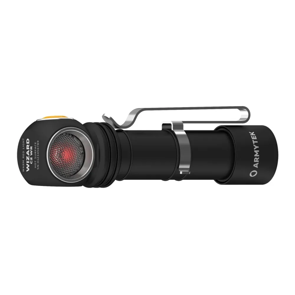 Armytek Wizard C2 WR Magnet USB - Varm & Rød - 1020 lm & 230 lm