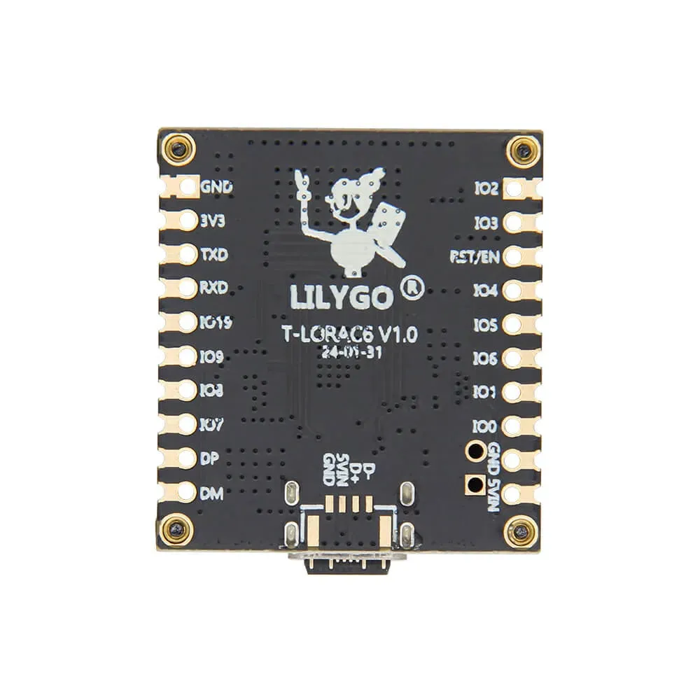 LILYGO T-Lora C6 ESP32-C6 LoRa SX1262 Kehityslauta 868/915MHz Wi-Fi 6 BLE