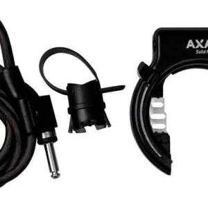 Axa Solid Plus runkolukko ja Newton plug- lisävaijeri