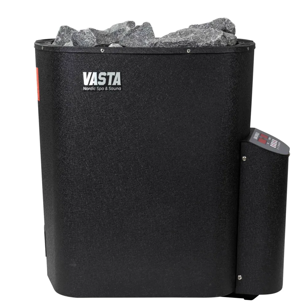 Vasta Sähkökiuas Blaze 6kw, musta, kiinteä, 5-8m3